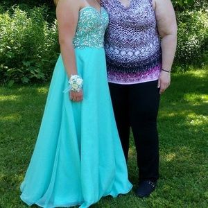 Strapless Prom Dress